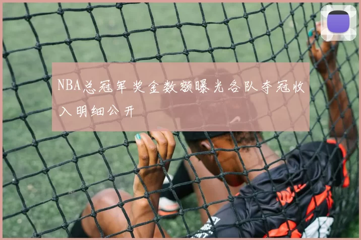 NBA总冠军奖金数额曝光各队夺冠收入明细公开